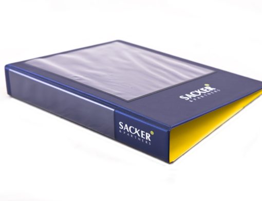 Custom made branded legal binders SACKER 3